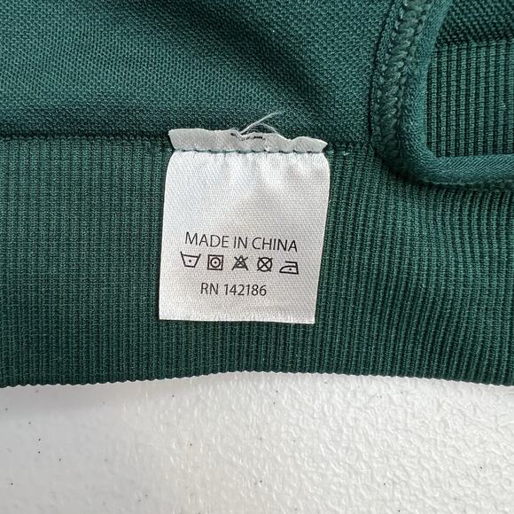 Golds Gym Women’s M Medium Sports Bra Impact Strappy High Support Padded Green - Picture 11 of 12